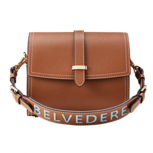 Belvedere Camelia Mini Rollbag in brown — official product image