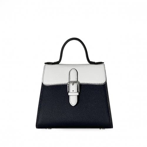 Belvedere Julia Mini two-tone top-handle bag — retailer image